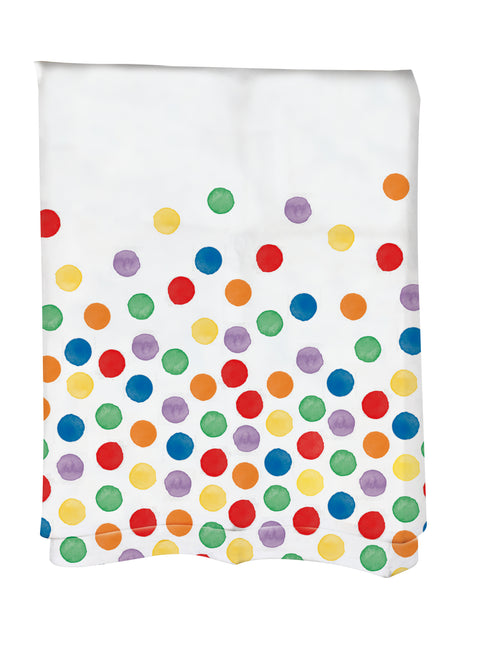 Mantel Reutilizable Lunares Multicolor 120X180Cm 1St