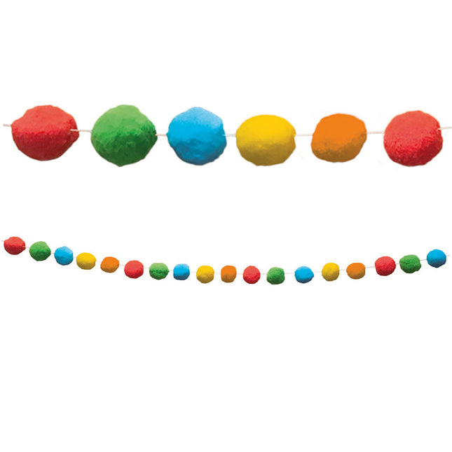 Pancarta de Pompones Reutilizables Party Essentials 4M 1St