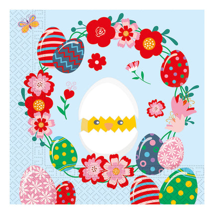 Servilletas de Pascua Pollito 33cm 20pcs