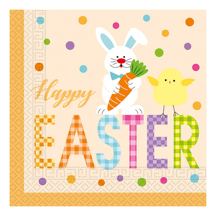 Servilletas Pascua Feliz Pascua 33cm 20pcs