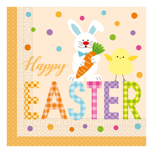Servilletas Pascua Feliz Pascua 33cm 20pcs