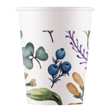 Taza de color Hierbas 200 ml 8 uds