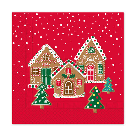Servilletas de Papel de 3 Capas Servilletas de Papel de 3 Capas 33X33Cm Sweet Gingerhouses 20pcs