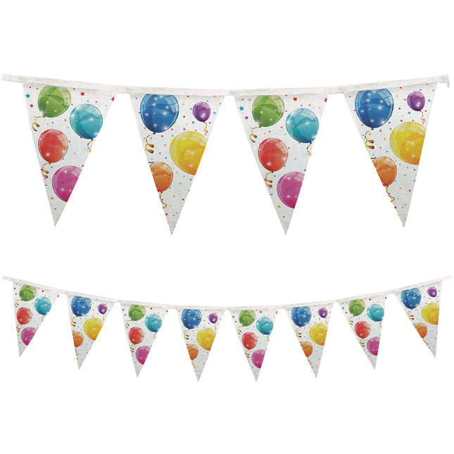 Globos chispeantes Bandera reutilizable Banner 1St