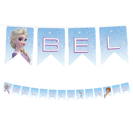 Frozen Ii Espíritu del Viento Letra Reutilizable Banner 1St