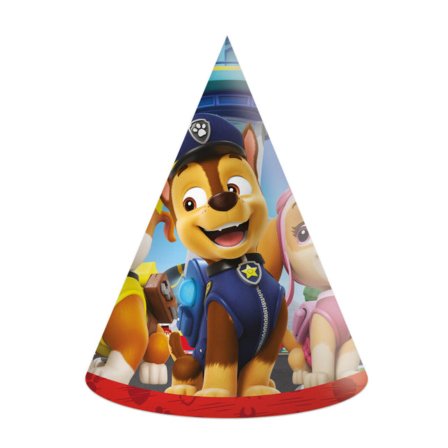 Paw Patrol Rescue Heroes Fsc Sombreros de papel 6St