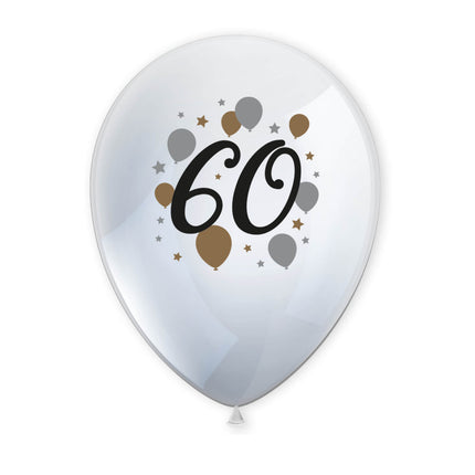 Hito Feliz Cumpleaños Globos de látex impresos"60" 6St