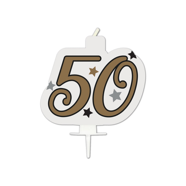 Hito Feliz Cumpleaños Vela de Cumpleaños "50" 1ª