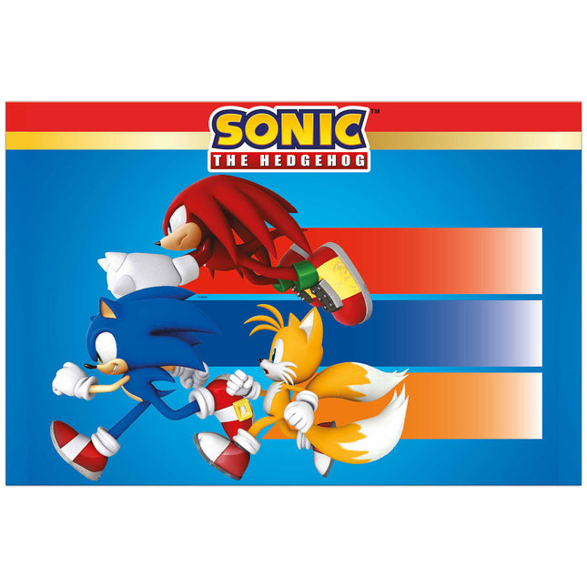 Cubremesa de Plástico Sonic Speed 120X180Cm 1St