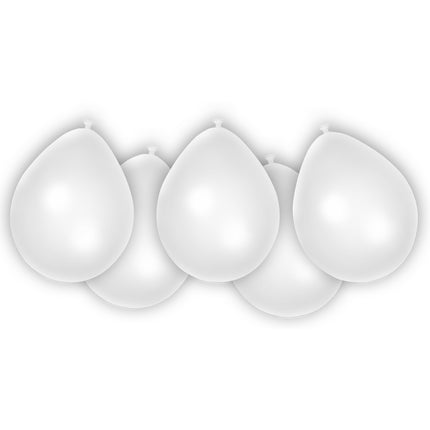 Party Essentials Fsc Globos Metálicos Pastel Blanco 8St