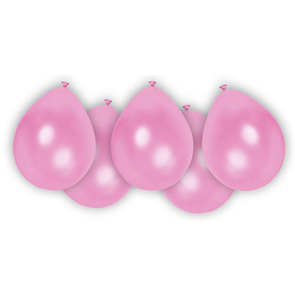 Party Essentials Fsc Globos Metálicos Pastel Rosa 8St