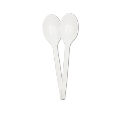 Cubiertos Blancos Cucharas 10uds