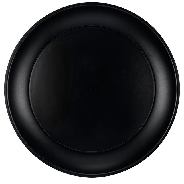 Fiesta Productos Reutilizables Plato Reutilizable 21Cm Color Negro 1St