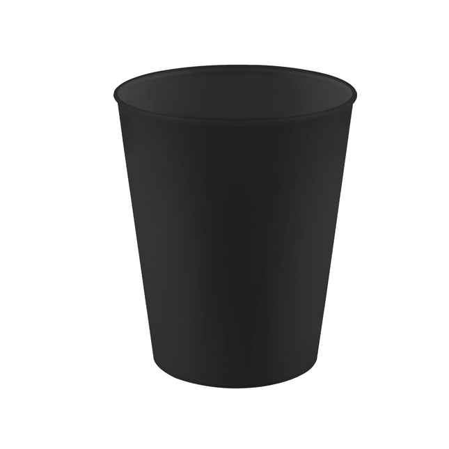 Productos reutilizables para fiestas Vaso reutilizable 250Ml Color negro 1St