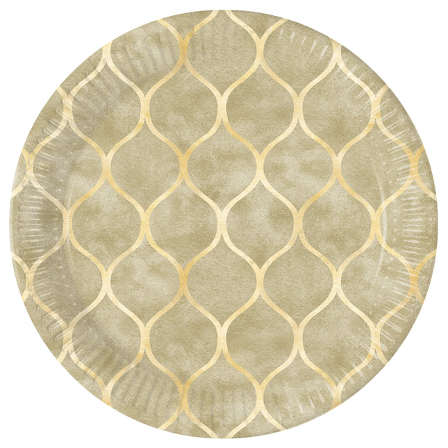 Everyday Designs Células árabes Fsc Platos de papel Next Generation Grandes 23Cm 8St