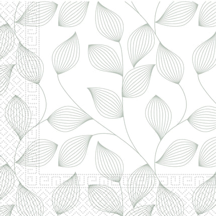 Servilletas de Papel Everyday Designs Leaves Fsc Three Ply 33X33Cm 20St