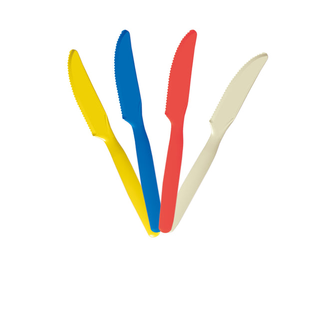Cubiertos de Colores Cuchillos Reutilizables 8pcs