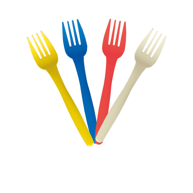 Tenedores de colores 8 uds
