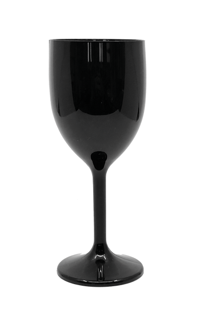 Copas Reutilizables De Color Sólido Copas Reutilizables Para Vino De Color Negro 2St