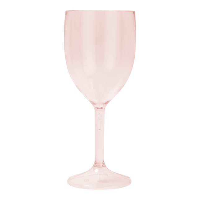 Copas Semi Tranparentes Reutilizables Copas Semi Tranparentes Reutilizables En Color Oro Rosa 2St