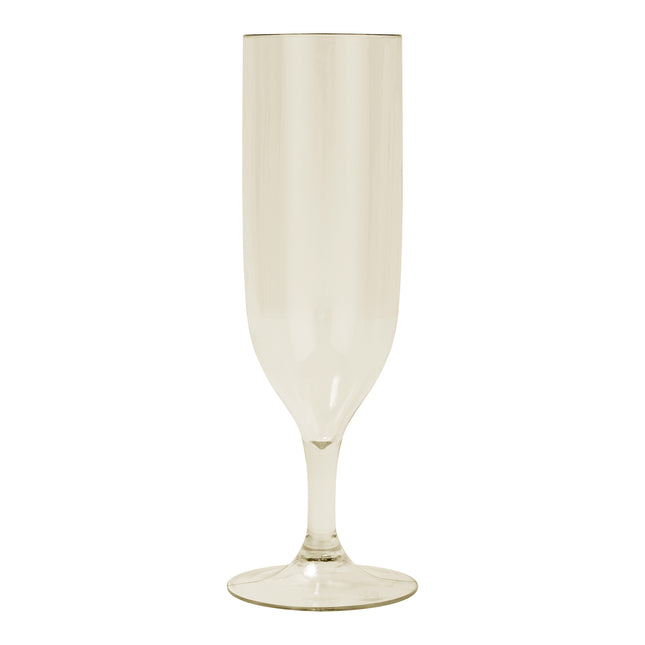 Copas Semi Tranparentes Reutilizables Copas Semi Tranparentes Reutilizables Para Champán En Color Beige 2St