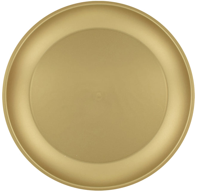 Productos Reutilizables Platos Reutilizables 21Cm Oro 4St
