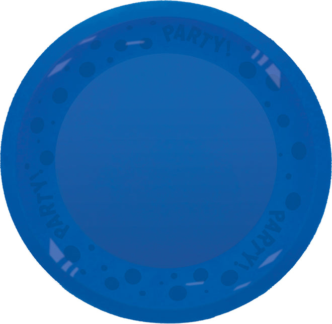 Plato Reutilizable Fiesta Colores Brillantes 21Cm Azul Brillante 1St