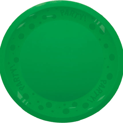 Plato Reutilizable Fiesta Colores Brillantes Plato Reutilizable Fiesta 21Cm Verde Brillante 1St
