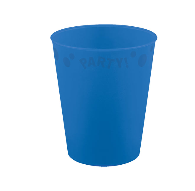 Vaso Reutilizable Fiesta Colores Brillantes Vaso Reutilizable Fiesta 250Ml Azul Brillante 1St