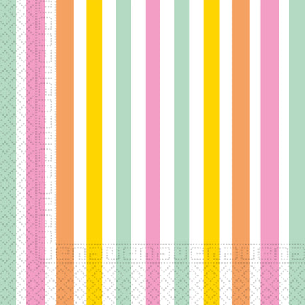 Servilletas de Colores Pastel 33cm 20uds