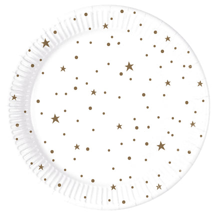 Guirnalda de acebo navideño Fsc Platos de papel Next Generation Grandes 23Cm 8St