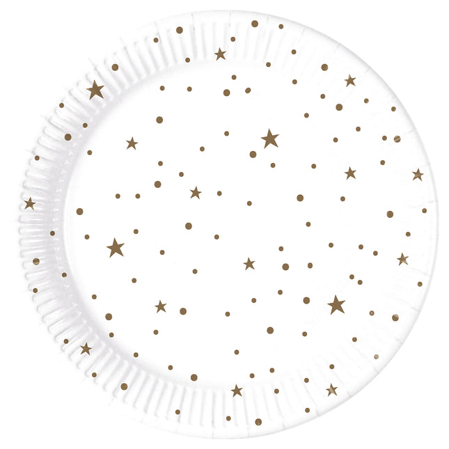 Guirnalda de acebo navideño Fsc Platos de papel Next Generation Grandes 23Cm 8St