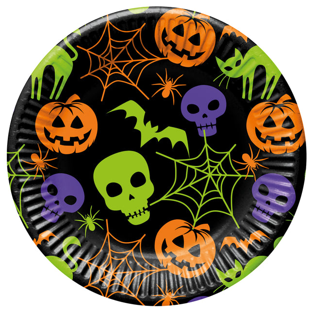 Happy Halloween Party Fsc Platos de Papel Next Generation Grandes 23Cm 8St
