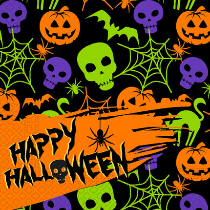 Happy Halloween Party Fsc Servilletas de Papel de Dos Capas 33X33Cm 20St