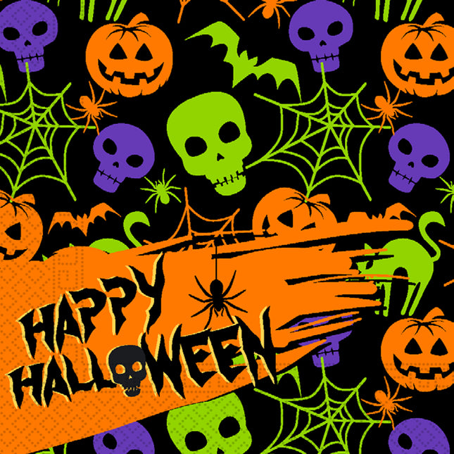 Happy Halloween Party Fsc Servilletas de Papel de Dos Capas 33X33Cm 20St