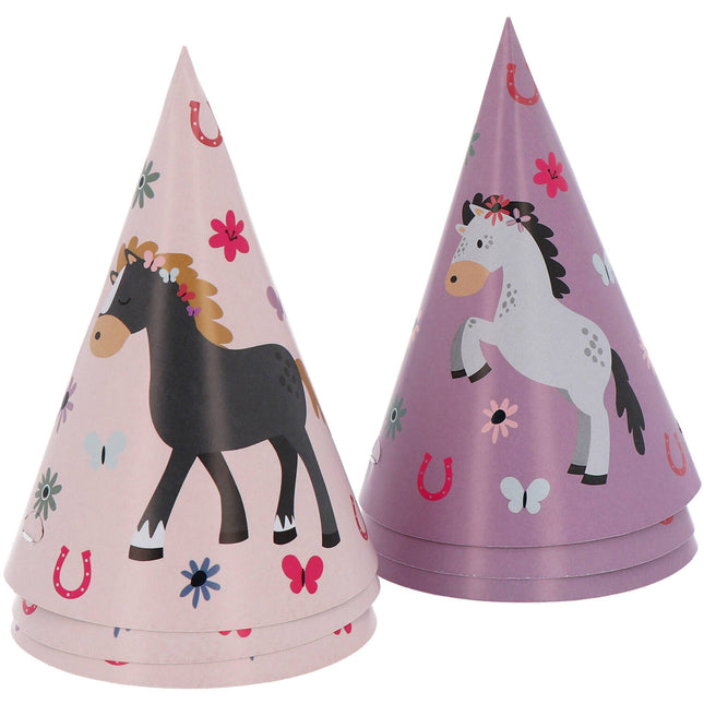 Sombreros de fiesta de caballo 16cm 6pcs