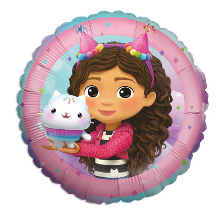 Globo de helio «Gabby's Dollhouse» vacío, 45 cm