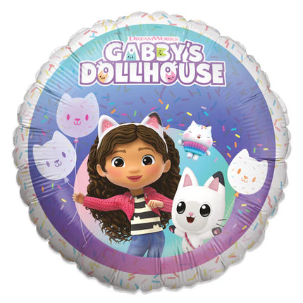 Globo de helio «Gabby's Dollhouse», de colores, sin gas, 45 cm