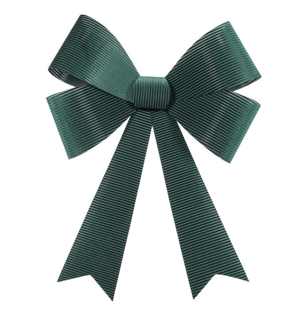 Pajarita gigante de terciopelo de pana verde 71cm x 86cm