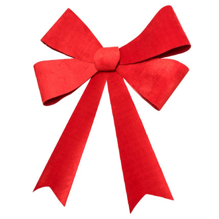 Lazo Rojo Terciopelo Grande 86cm