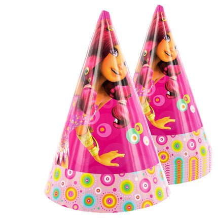Sombreros de fiesta Mia And Me, rosa, 10 unidades