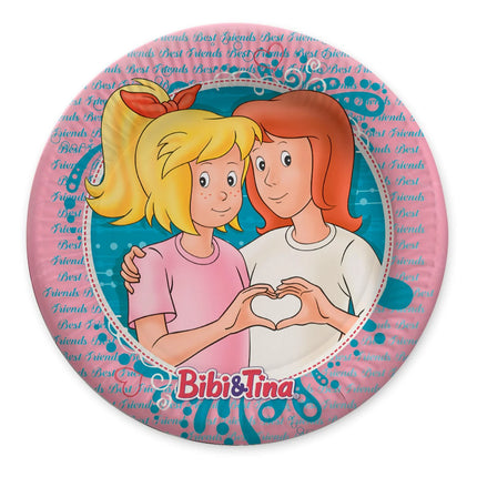 Platos de Bibi y Tina, 23 cm, 8 unidades