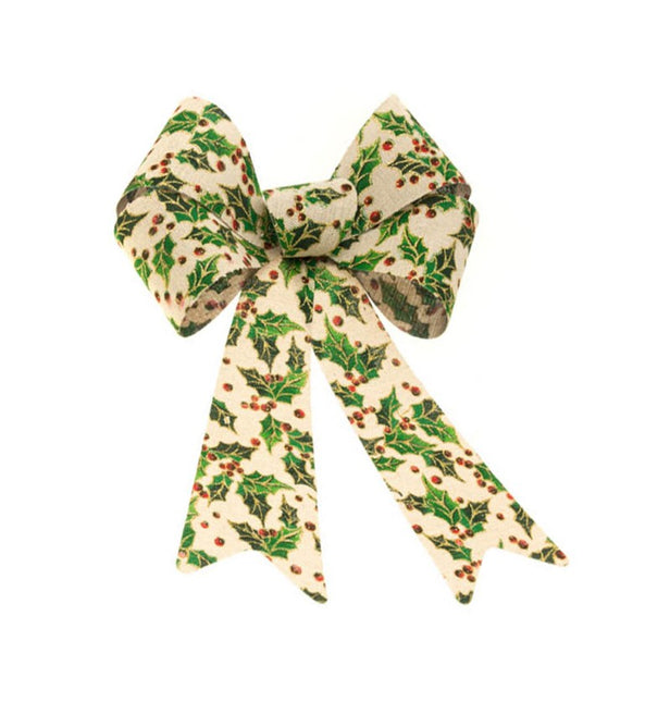 Lazo de acebo 22,9 cm x 39,1 cm