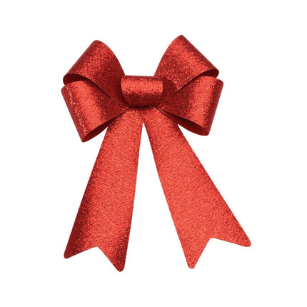 Lazo rojo purpurina 39cm