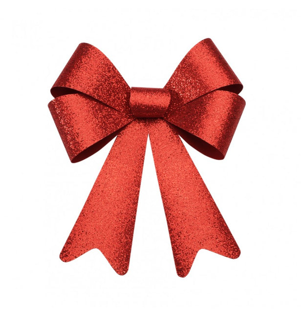 Lazo rojo de purpurina 36,5CM X 50,8CM