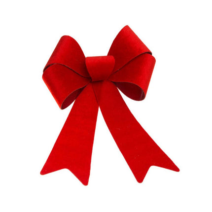 Lazo de terciopelo rojo 22,9CM X 39,1CM