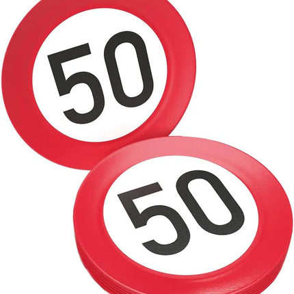 50 años de señales de tráfico. Señal de tráfico de 23 cm