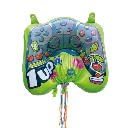 Mando de videojuegos gris tipo piñata, 80 cm