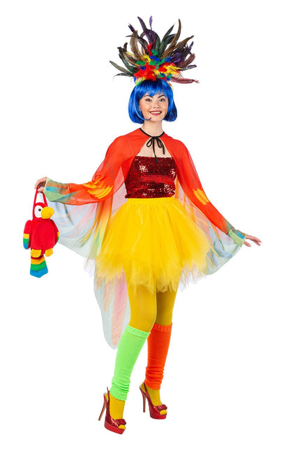 Capa de loro de color