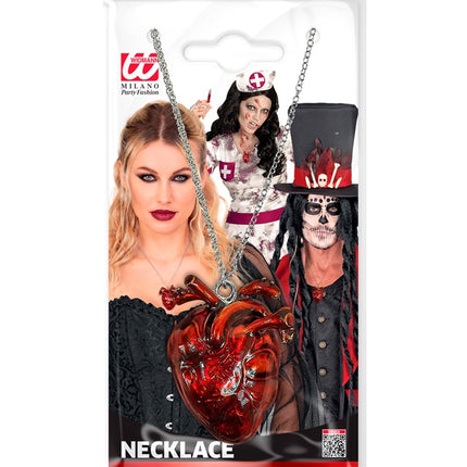COLLAR CORAZÓN HALLOWEEN